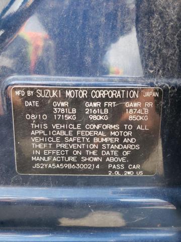 Photo 11 VIN: JS2YA5A59B6300214 - SUZUKI SX4 