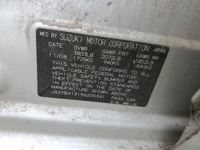 Photo 12 VIN: JS2YB413196205341 - SUZUKI SX4 