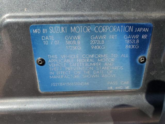 Photo 13 VIN: JS2YB413685104588 - SUZUKI SX4 BASE 