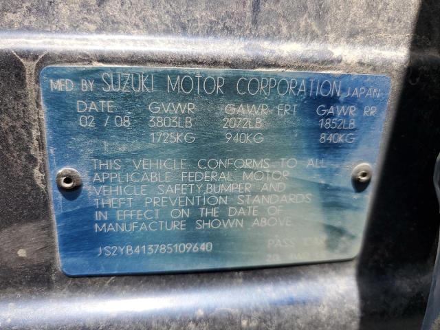 Photo 11 VIN: JS2YB413785109640 - SUZUKI SX4 