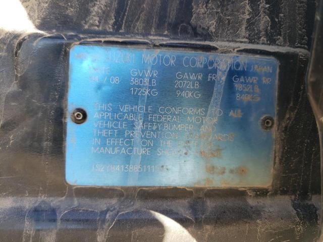 Photo 11 VIN: JS2YB413885111543 - SUZUKI SX4 