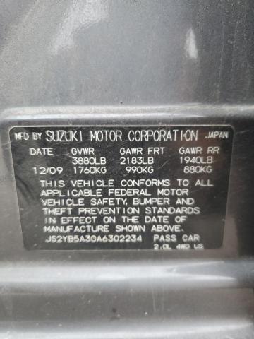 Photo 11 VIN: JS2YB5A30A6302234 - SUZUKI SX4 