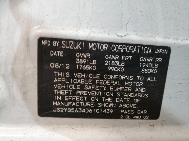 Photo 11 VIN: JS2YB5A34D6101439 - SUZUKI SX4 