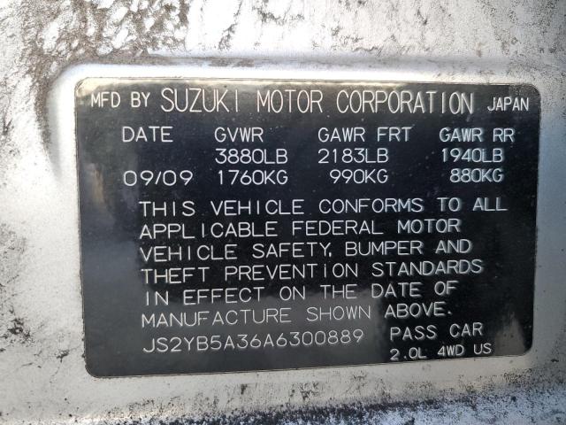 Photo 11 VIN: JS2YB5A36A6300889 - SUZUKI SX4 