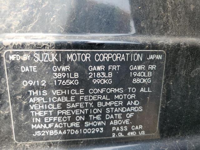 Photo 11 VIN: JS2YB5A47D6100293 - SUZUKI SX4 