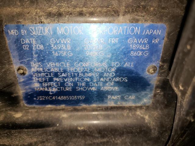 Photo 11 VIN: JS2YC414385103159 - SUZUKI SX4 