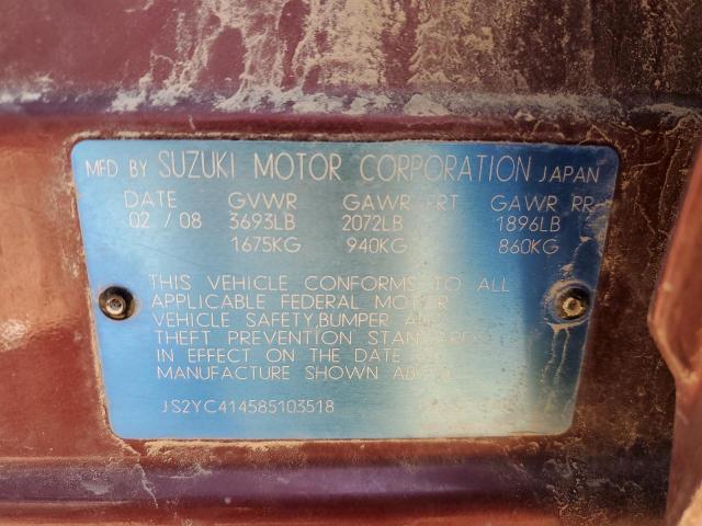 Photo 11 VIN: JS2YC414585103518 - SUZUKI SX4 