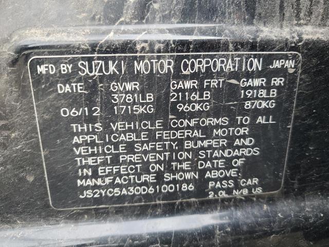 Photo 11 VIN: JS2YC5A30D6100186 - SUZUKI SX4 