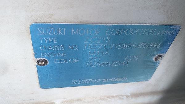 Photo 2 VIN: JS2ZC21S885406896 - SUZUKI SWIFT 