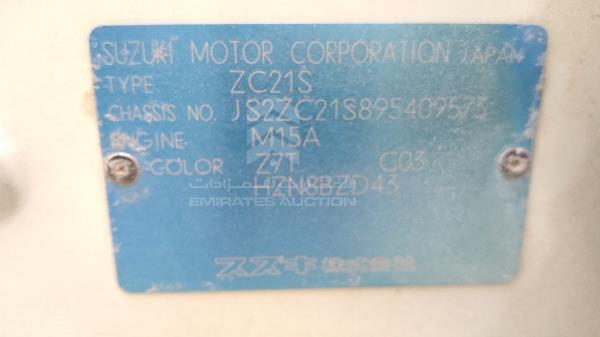 Photo 2 VIN: JS2ZC21S895409573 - SUZUKI SWIFT 