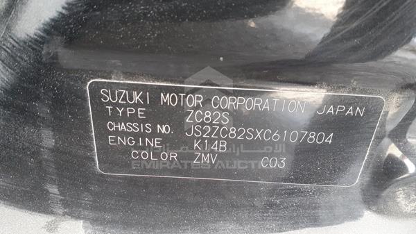 Photo 1 VIN: JS2ZC82SXC6107804 - SUZUKI SWIFT 