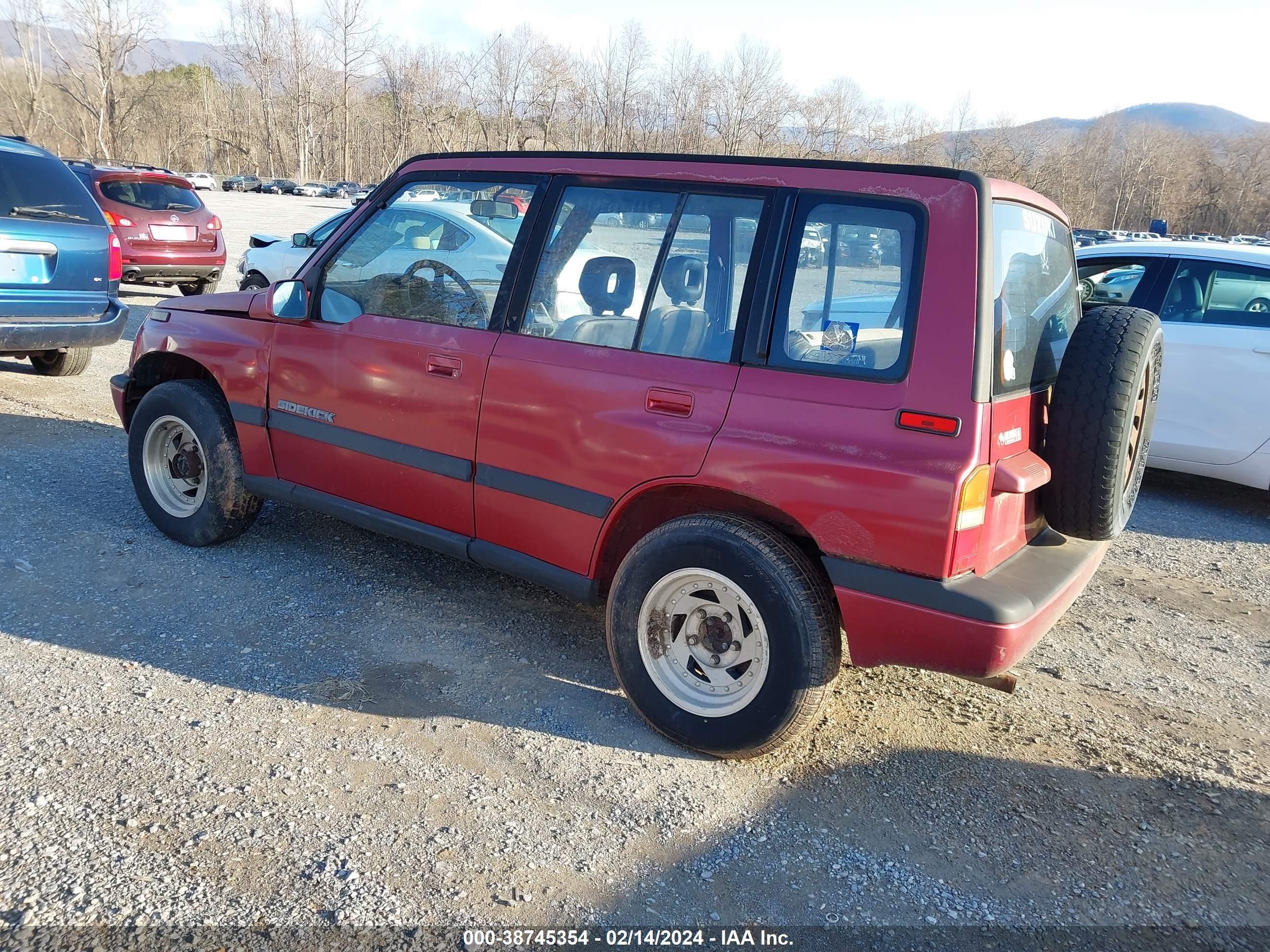 Photo 2 VIN: JS3TD01V2M4109345 - SUZUKI SIDEKICK 