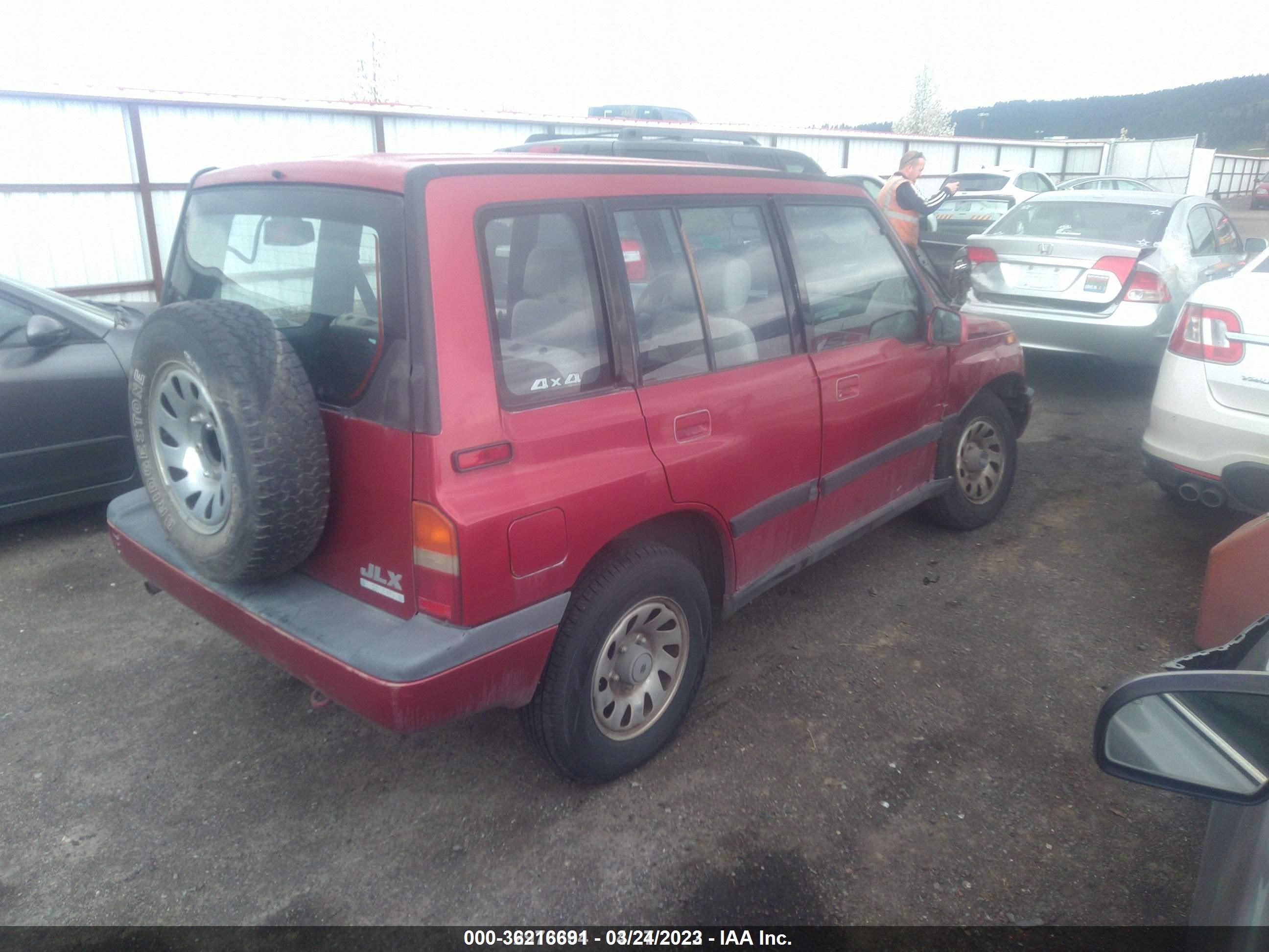 Photo 3 VIN: JS3TD02V0P4105832 - SUZUKI SIDEKICK 