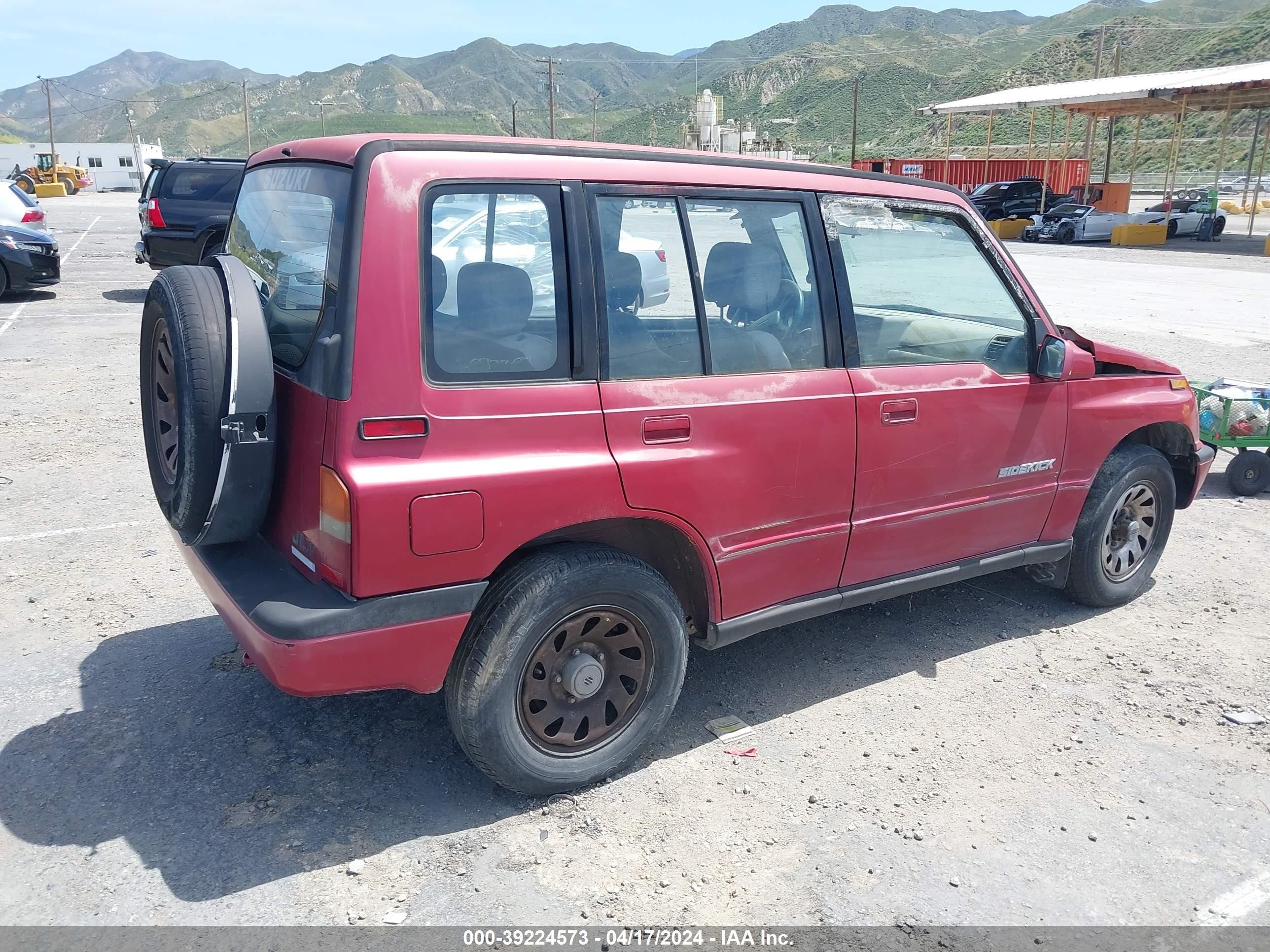 Photo 3 VIN: JS3TD03VXP4100183 - SUZUKI SIDEKICK 