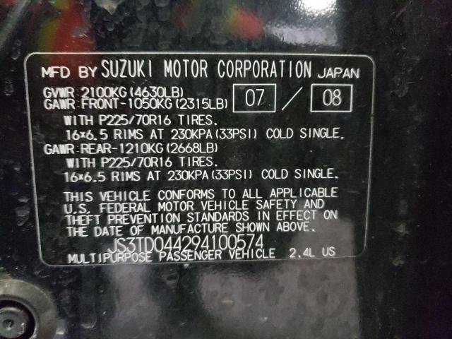 Photo 12 VIN: JS3TD044294100574 - SUZUKI GR VITARA 