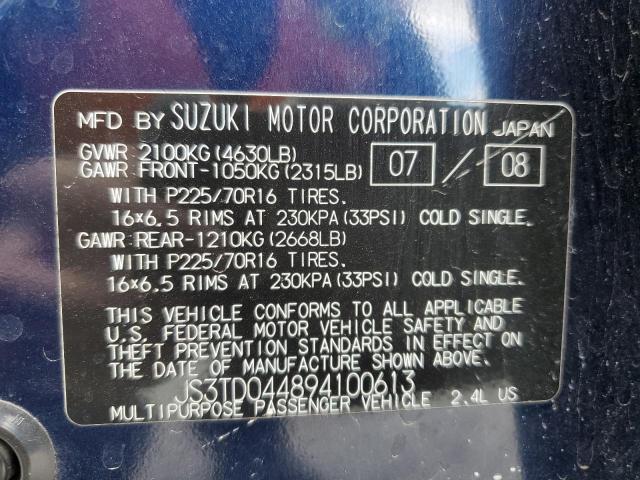 Photo 12 VIN: JS3TD044894100613 - SUZUKI GRAND VITA 