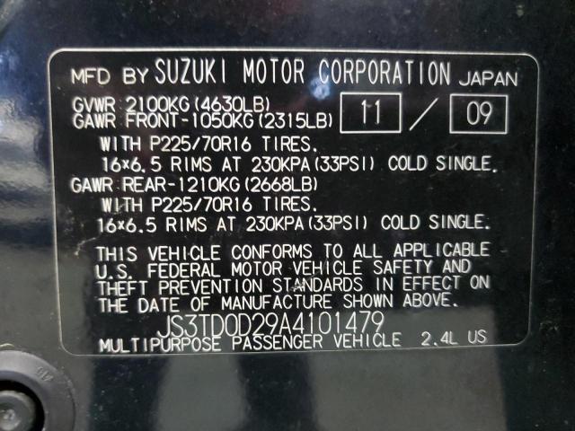 Photo 12 VIN: JS3TD0D29A4101479 - SUZUKI GR VITARA 