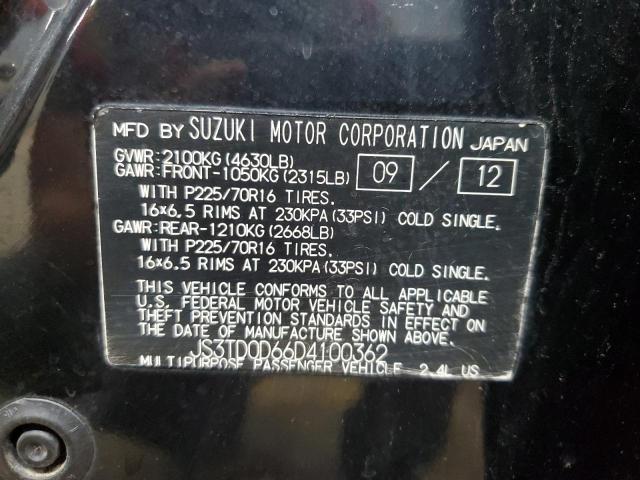 Photo 12 VIN: JS3TD0D66D4100362 - SUZUKI GRAND VITA 