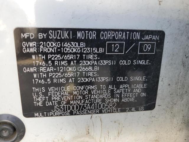 Photo 11 VIN: JS3TD0D73A4100582 - SUZUKI GRAND VITA 