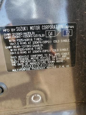 Photo 12 VIN: JS3TD0D73C4101444 - SUZUKI GRAND VITA 