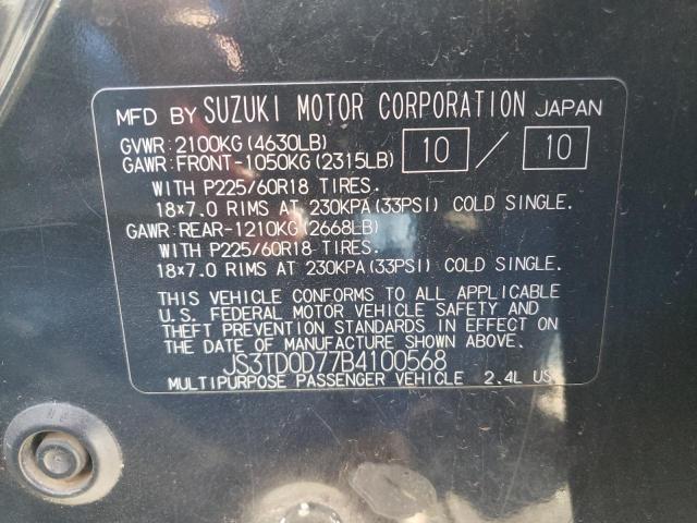 Photo 9 VIN: JS3TD0D77B4100568 - SUZUKI GRAND VITA 