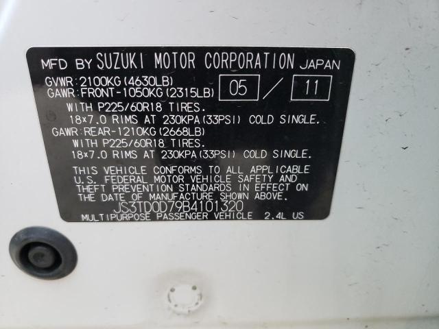 Photo 9 VIN: JS3TD0D79B4101320 - SUZUKI GRAND VITA 