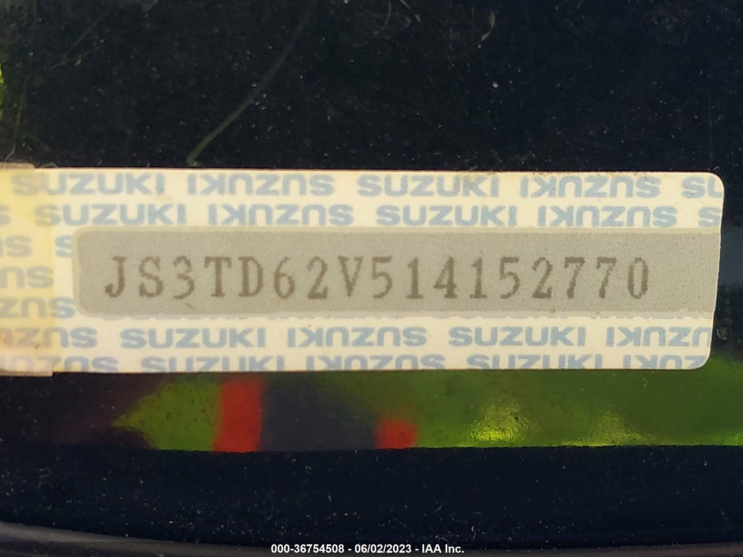 Photo 8 VIN: JS3TD62V514152770 - SUZUKI GRAND VITARA 