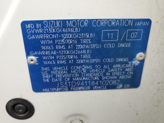 Photo 12 VIN: JS3TD941184102082 - SUZUKI GRAND VITA 