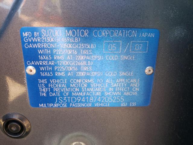 Photo 11 VIN: JS3TD941874205255 - SUZUKI GRAND VITA 