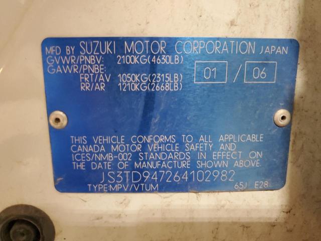 Photo 12 VIN: JS3TD947264102982 - SUZUKI GRAND VITA 