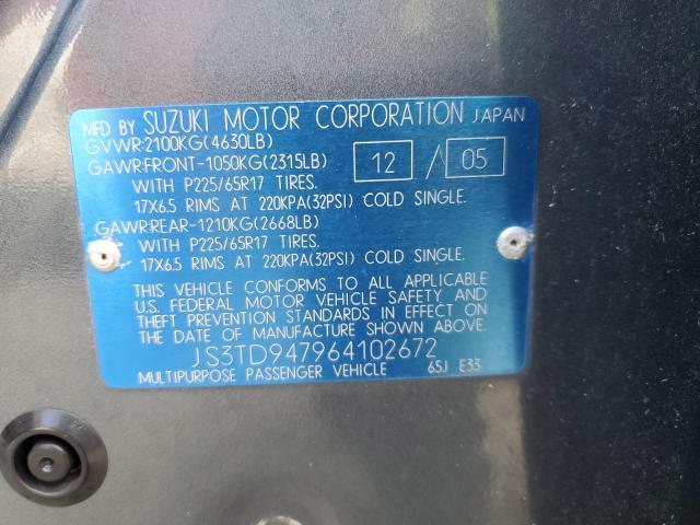 Photo 12 VIN: JS3TD947964102672 - SUZUKI GRAND VITA 