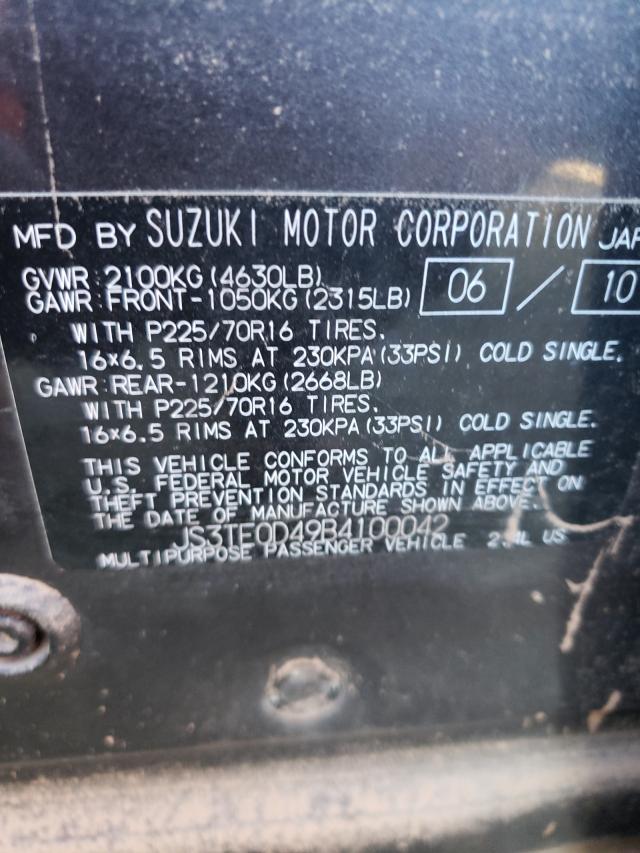 Photo 9 VIN: JS3TE0D49B4100042 - SUZUKI GRAND VITA 