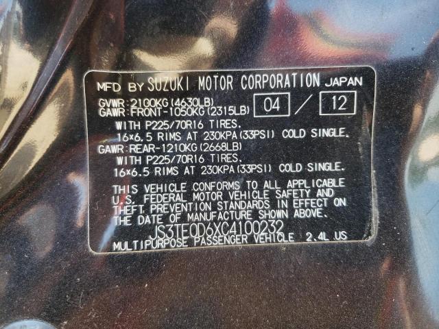 Photo 11 VIN: JS3TE0D6XC4100232 - SUZUKI GR VITARA 