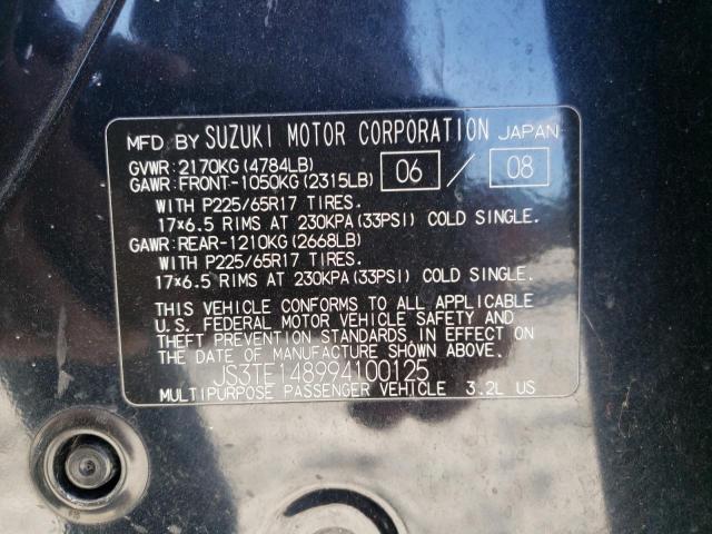 Photo 12 VIN: JS3TE148994100125 - SUZUKI GR VITARA 