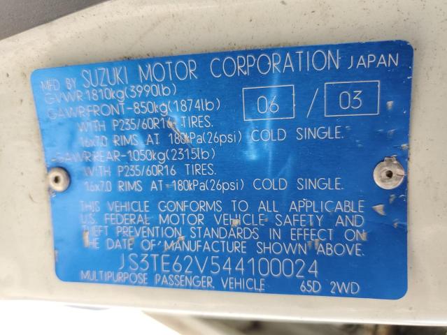 Photo 11 VIN: JS3TE62V544100024 - SUZUKI GRAND VITA 