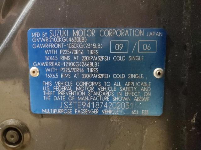 Photo 12 VIN: JS3TE941874202031 - SUZUKI GRAND VITA 