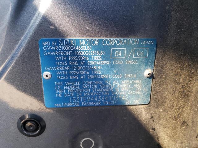 Photo 9 VIN: JS3TE944364103142 - SUZUKI GRAND VITA 