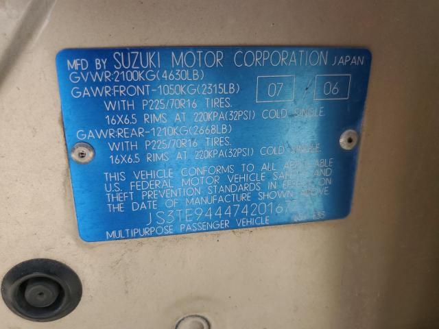 Photo 12 VIN: JS3TE944474201677 - SUZUKI GRAND VITA 