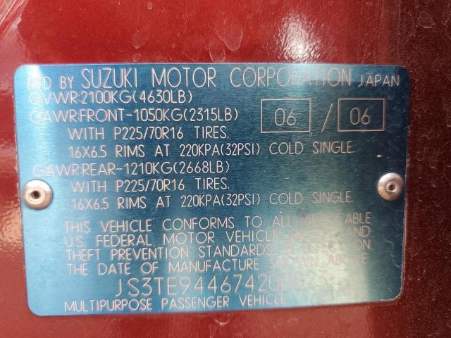 Photo 11 VIN: JS3TE944674200823 - SUZUKI GR VITARA 