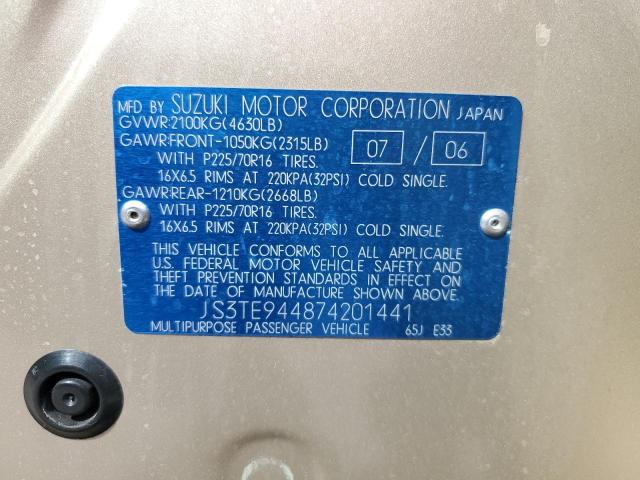 Photo 11 VIN: JS3TE944874201441 - SUZUKI GRAND VITA 