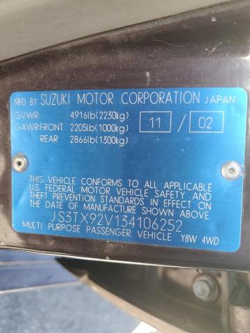 Photo 11 VIN: JS3TX92V134106252 - SUZUKI XL7 