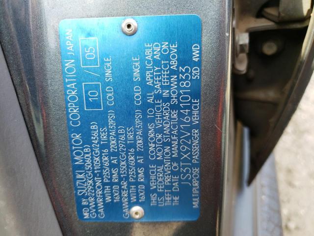 Photo 12 VIN: JS3TX92V164101833 - SUZUKI XL7 