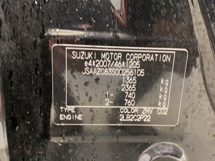 Photo 8 VIN: JSAAZC83S00256105 - SUZUKI SWIFT 