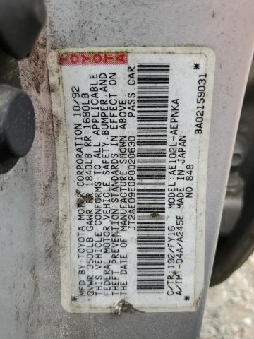 Photo 11 VIN: JT2AE09E0P0020630 - TOYOTA COROLLA 