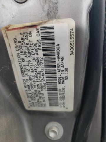 Photo 11 VIN: JT2AE92W4K3277272 - TOYOTA COROLLA 