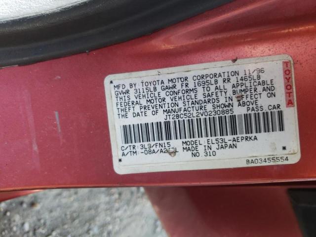 Photo 9 VIN: JT2BC52L2V0230885 - TOYOTA TERCEL 