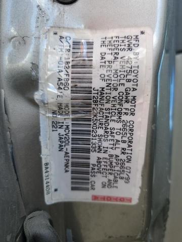 Photo 11 VIN: JT2BF22K5X0231335 - TOYOTA CAMRY LE 