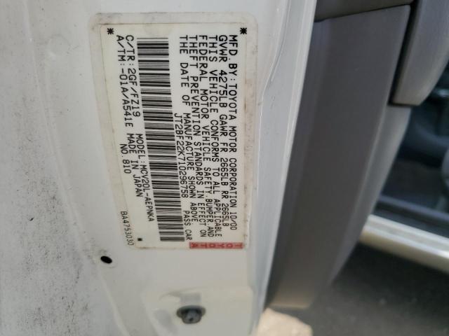 Photo 11 VIN: JT2BF22K710296758 - TOYOTA CAMRY CE 