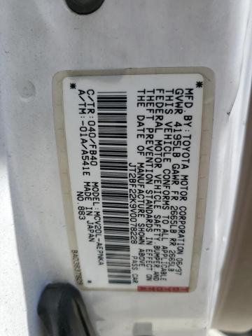 Photo 11 VIN: JT2BF22K9V0078228 - TOYOTA CAMRY 