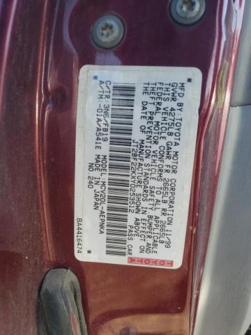 Photo 12 VIN: JT2BF22KXY0253512 - TOYOTA CAMRY 